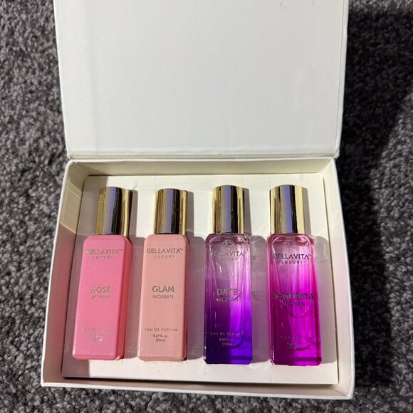 Bellavita Luxury 4pc Fragrance Set 4x 20ml - Picture 1 of 3
